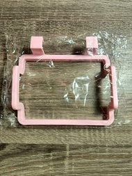 (全新) 粉紅色兩用垃圾袋掛架 17.5 cm x 13.5 cm x 4.3 cm 門板掛背式設計 免釘免鑽 重覆使用 可掛置垃圾袋也可掛抹布 F