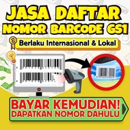 MESIN Product Packaging Barcode Registration Services - GS1 EAN13 Barcode for Supermarket Scanner Ma