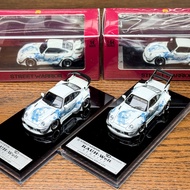 SW 1/64 Porsche RWB 993 Luminous Dragon Alloy Car Model Diecast Car Toy Collection Birthday Gift