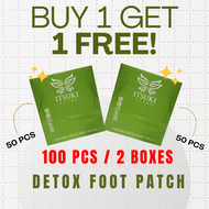 Original Itsuki Kenko Cleansing and Detoxifying Foot Patch - 100pcs/2 boxes