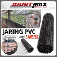 1.5M Heavy Duty Safety Fence Jaring PVC Pagar Plastik Kucing Kandang Ayam Gate Guard Mesh Net Vegeta