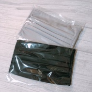 黑色 灰色 透氣 成人 三折 口罩套