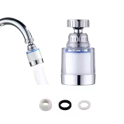 6Pcs Sink Water Faucet Filter,360-Degree Rotating Faucet Filter Water Purifier Faucet Filter Purifie