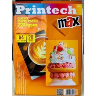 Glossy Photo Paper Photo Paper A4 230gsm Printech Glossy Max A4 230gsm