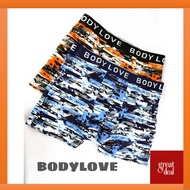 Body Love Men Boxer Underwear Seluar Dalam Lelaki