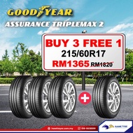 BUY 3 FREE 1 Goodyear Assurance Triplemax 2 215/60R17