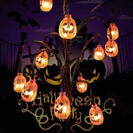 Halloween Solar Ground Branch Light Pumpkin Ghost Bat Skull Ghost Festival Lawn Light