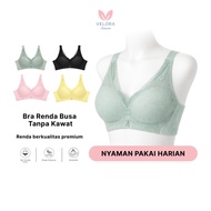 [LAST STOCK] Velora - Underwire Foam Lace Bra | AB04 Size 70A-80A ABBY