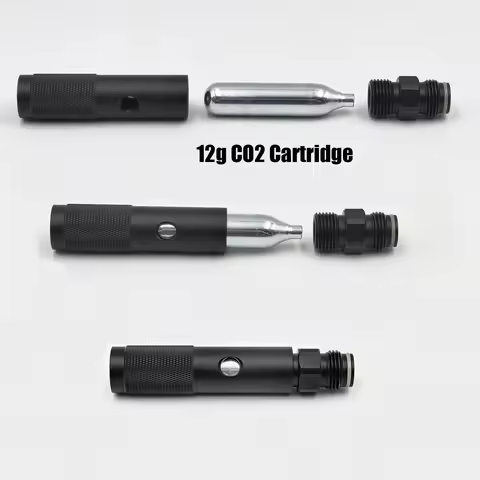 Carbon Dioxide CO2 Small Cylinder 12gram Quick Charge Release Adapter Valve for Sparkling Water