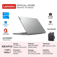 Lenovo IdeaPad Slim 1 14IGL7 Intel Celeron N4020 Win11 8GB 512GB SSD 14" HD TN Antiglare Integrated 