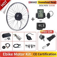 【hot】✁❧ Ebike Motor Speed Brushless Hub 36V 48V 350W 500W Electric Conversion Front Cassette Rear With rim ZEMAKE