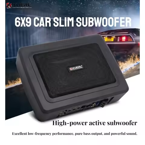 6x9 Inch Car Audio RMS150w Car Subwoofer with Amplifier Subwoofer Under The Seat Car Subwoofer Body 