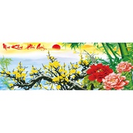 ABC 3D DIAMOND PAINTING MAI KHAI PHU QUI D9222 (SELF-DIY PAINTING) Size: 125X59CM