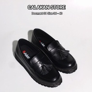 Calakan - Docmart Loafer Full Black Stylish | Latest Docmart Women's Shoes