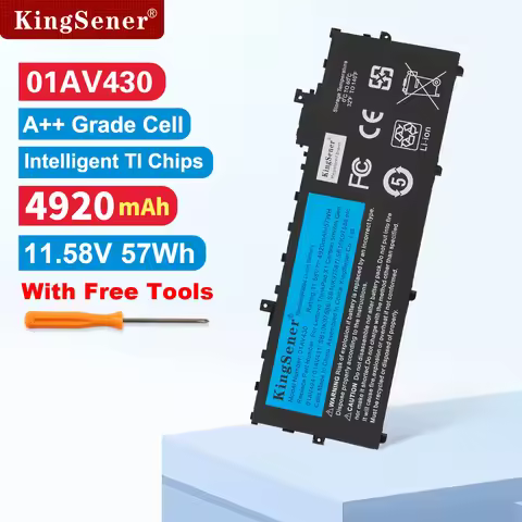 KingSener 01AV494 01AV430 Battery For Lenovo Thinkpad X1 Carbon 5th 2017 6th 2018 Series 01AV429 SB1