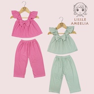 Little Ameelia | Kyline Plain Knitted OOTD Terno Church Outfit Terno Pants for Kids Girls 2-4 Years