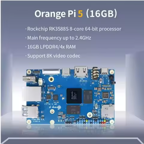 Orange Pi5 Development Board with Rockchip RK3588S Eight-core Processor, Orange Pi 5 Motherboard 16G