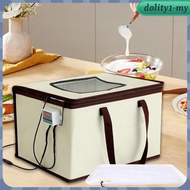 [DolitybdMY] Dough Proofer Bread Proofing Box with Handle Container Portable View Window Warming Mat