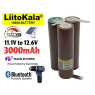 Rechargeable 18650 Battery Pack 11.1V 12.6V 3.0Ah 3S1P HG2 3000mAh Lithium Ion Drill Power Tools Wit