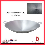 8" 10" 12" 14"Aluminium Wok/Kuali Aluminium/Kuali Tebal/Kuali Memasak/Kuali Thailand