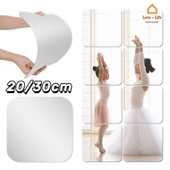 20/30cm Flexible Non Glass Acrylic Mirror Wall Sticker DIY Removable Square Mirror Wall Decal Living Room Bedroom Decoration