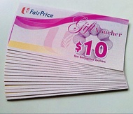 NTUC FAIRPRICE VOUCHER - 10s, 20s