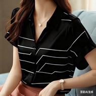 Minimalist shirt for Women Clothing Black shirt Full Printed shirt Graffiti shirt Hawaiian shirt Sho