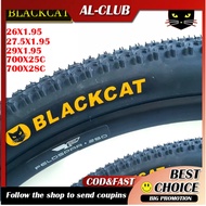 AL Black cat tire mountain bikes rigid fork 27 5 mtb accessories 26/27.5/29/700*1.95/25/28