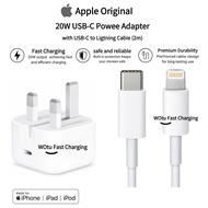 Original Apple 20W USB C Fast Charger Type C Adapter Compatible with iPhone Lightning Cable And ugre