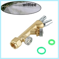 WITTEMY Agriculture Spray Nozzle, Adjustable Fan Pattern 4 Nozzles Atomizing Sprayer Nozzle, Atomize
