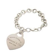 Tiffany & Co.) Return to Heart 吊牌手鍊，925 純銀，貨號 1070 [二手]