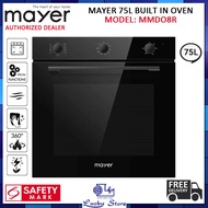 MAYER MMDO8R 75L BUILT-IN OVEN, 8 SETTINGS, FREE DELIVERY