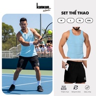 Men's gym set, backpack, breathable BLN030 sports pants for gym, jogging, home wear