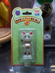 Bearbrick 100% 福入夜光招財貓