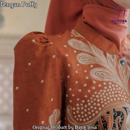 Blouse Batik Batik Wanita Modern Lengan Panjang Puffy Blouse Batik