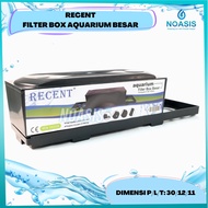 RECENT Box Filter Besar Aquarium Aquascape Filter Box Besar Box Kosong Besar