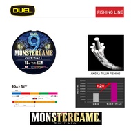 Duel Monster Game 9 Vertical Jigging PE Braided Line Fishing Line Braided Fishing Line