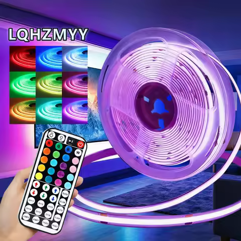 1 Roll of Color-Changing Rgb Flexible Led Light Strip with No Dark Spots, USB Low-Voltage 5V Power S