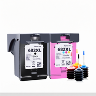 ตลับหมึกชาร์จไฟได้ ที่เข้ากันได้กับ HP 682