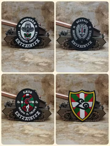 PC local España tactical embroidery patches,exquisite and high-quality,used for clothing,back with h