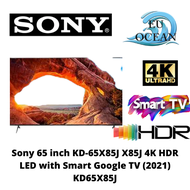 (Installation Services)Sony 65 inch KD-65X85J X85J 4K HDR LED with Smart Google TV (2021) KD65X85J (1-13 days delivery )