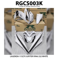 Rapido Cover Set Yamaha Lagenda 115Z Fi Jupiter VR46 (32) White Accessories Motor 115Fi 115zfi Body
