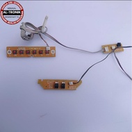 TOMBOL POLYTRON 22 INCH LED TV SENSOR AND BUTTON MODEL PLD22D9500 MODULE IR RECEIVER MANUAL KEYPAD P