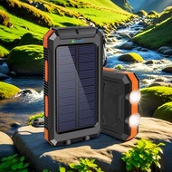 Outdoor Waterproof Solar Power Bank 2,0000mah Compass Mobile Phone Solar Power Bank logo