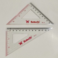 Butterfly Triangle Ruler no. 6 / Triangle Ruler