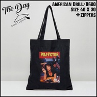 Pulp Fiction Totebag - Pulp Fiction Movie Tote Bag - Pulp Fiction College Bag
