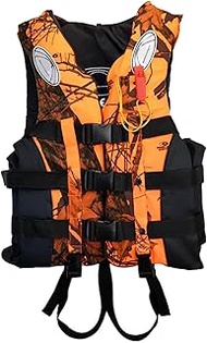 Swim Jacket - Adjustable Life Vest for Adult and Kid, Water Sports Buoyancy Aids Kayak Jacket with W