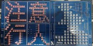 [8051-DIY-PCB板] 交通號誌顯示板(廣告板, 展示板)~走路小綠人+注意行人~PCB大板 5mm LED