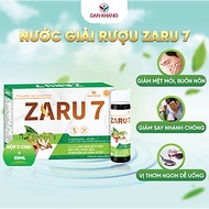 Nước Giải Rượu ZARU 7 Thanh Nhiệt Mát Gan Hỗ Trợ Giảm Mệt Mỏi, Nhức Đầu, Buồn Nôn Do Rượu Bia Hộp 5