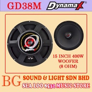 DYNAMAX GD38M / GD-38M 15 INCH WOOFER 8 OHM 400W